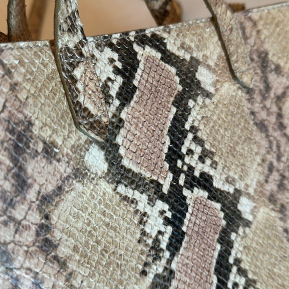 Madewell Snakeskin Small Transport Crossbody Purse - Picture 4 of 8